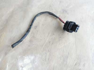 BMW 3 Pole 2 Wire Black Connector Plug w/ Pigtail 6925595